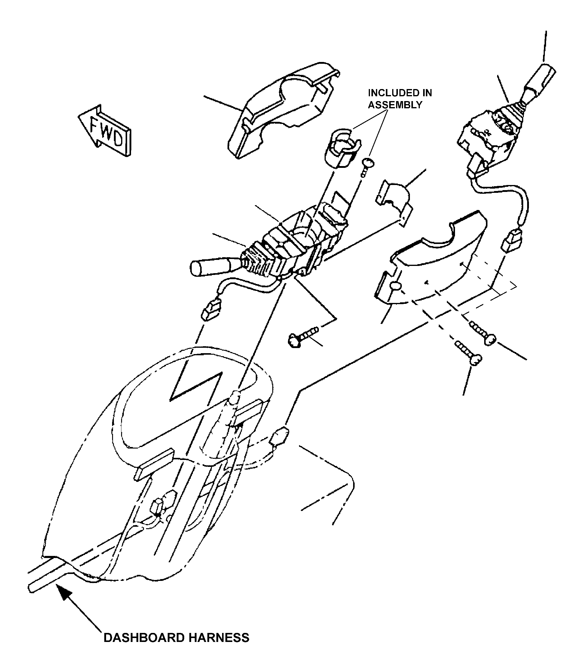 SWITCH KIT, FORWARD/REVERSE OS54003EC39710 KOMATSU