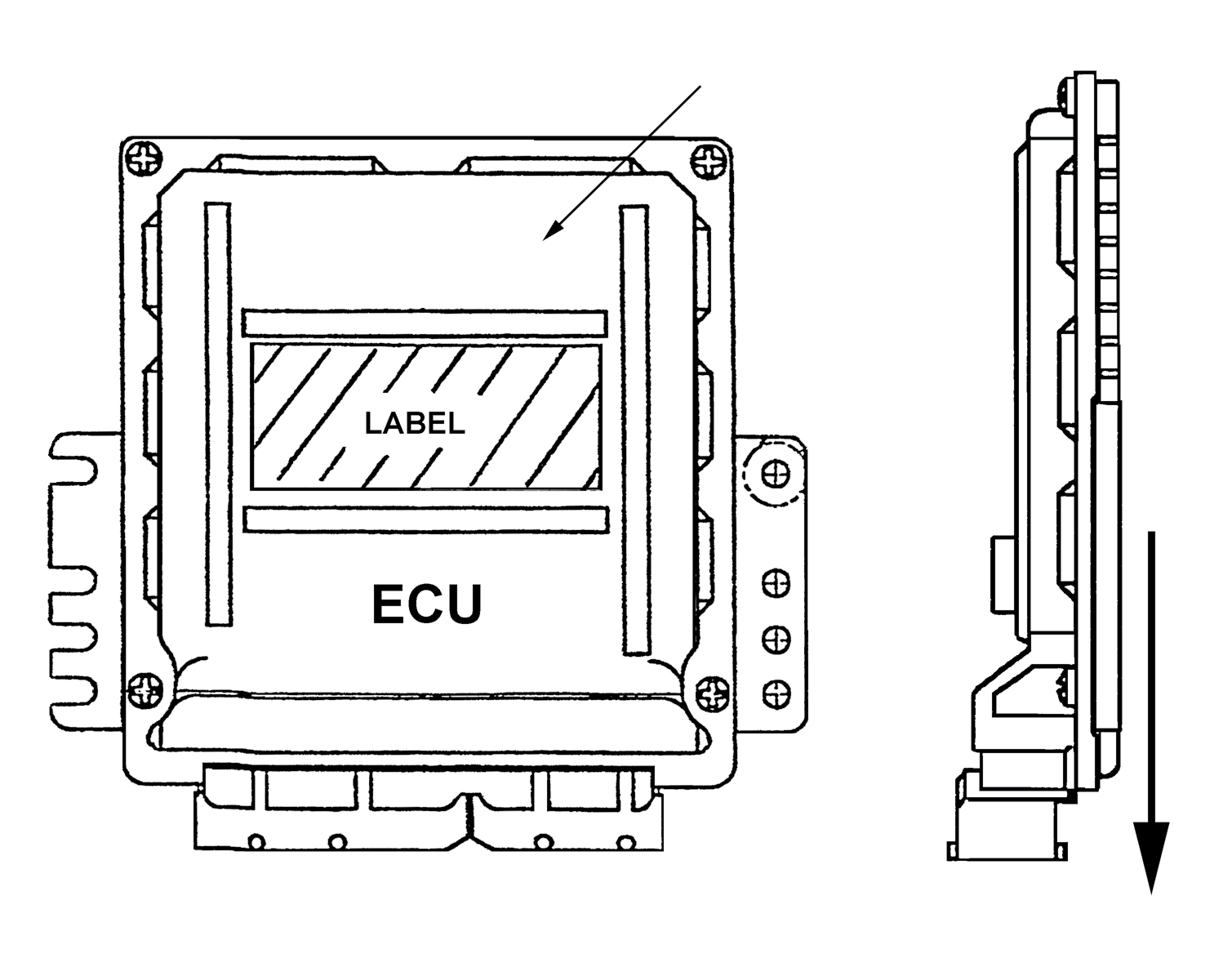 ECU, K25 TORQFLOW (SCREW IN LPG FUEL PRESSURE SENSOR) 37B-1DT-3252 KOMATSU