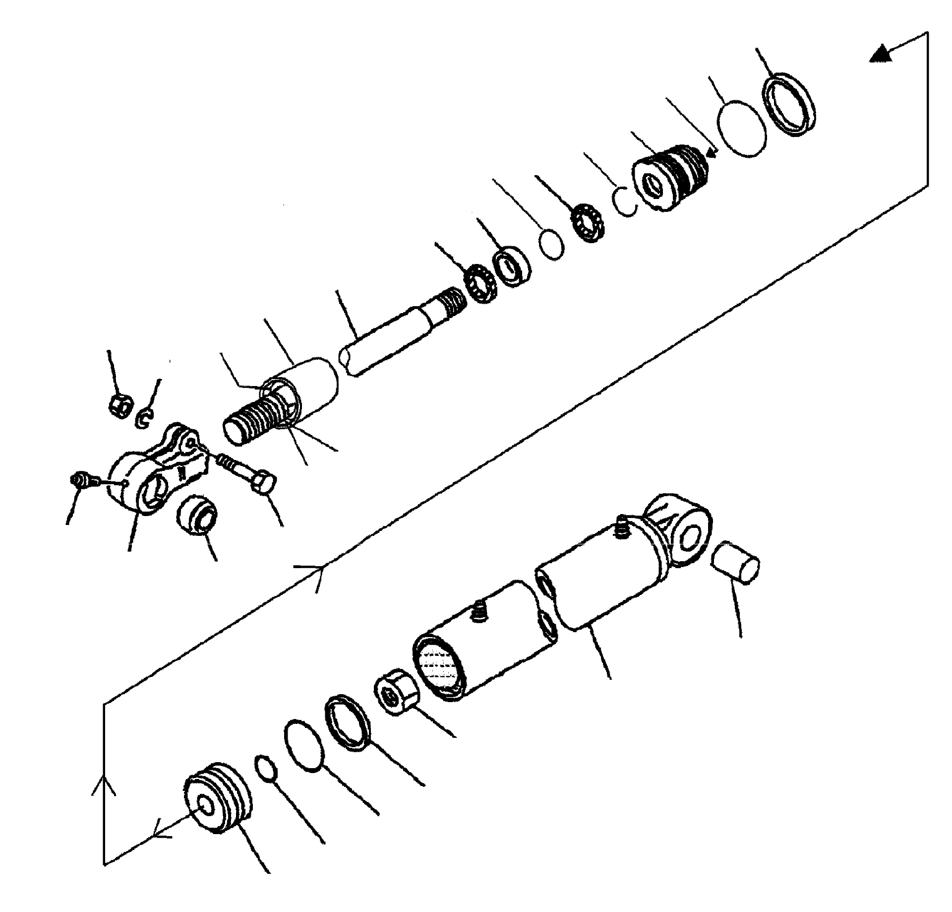 TILT CYL. ASSY, 6/12 (STD FOR PNEUMATIC) 37B-1JA-A313 KOMATSU