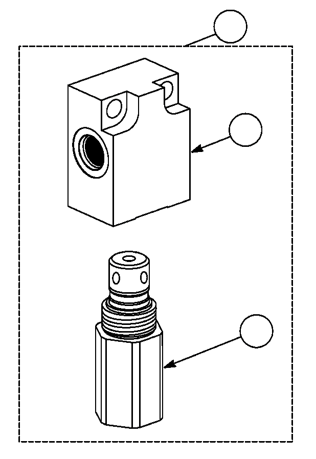 CONTROL VALVE, 2600 PSI, 17 GPM 3EB-73-A5930 KOMATSU
