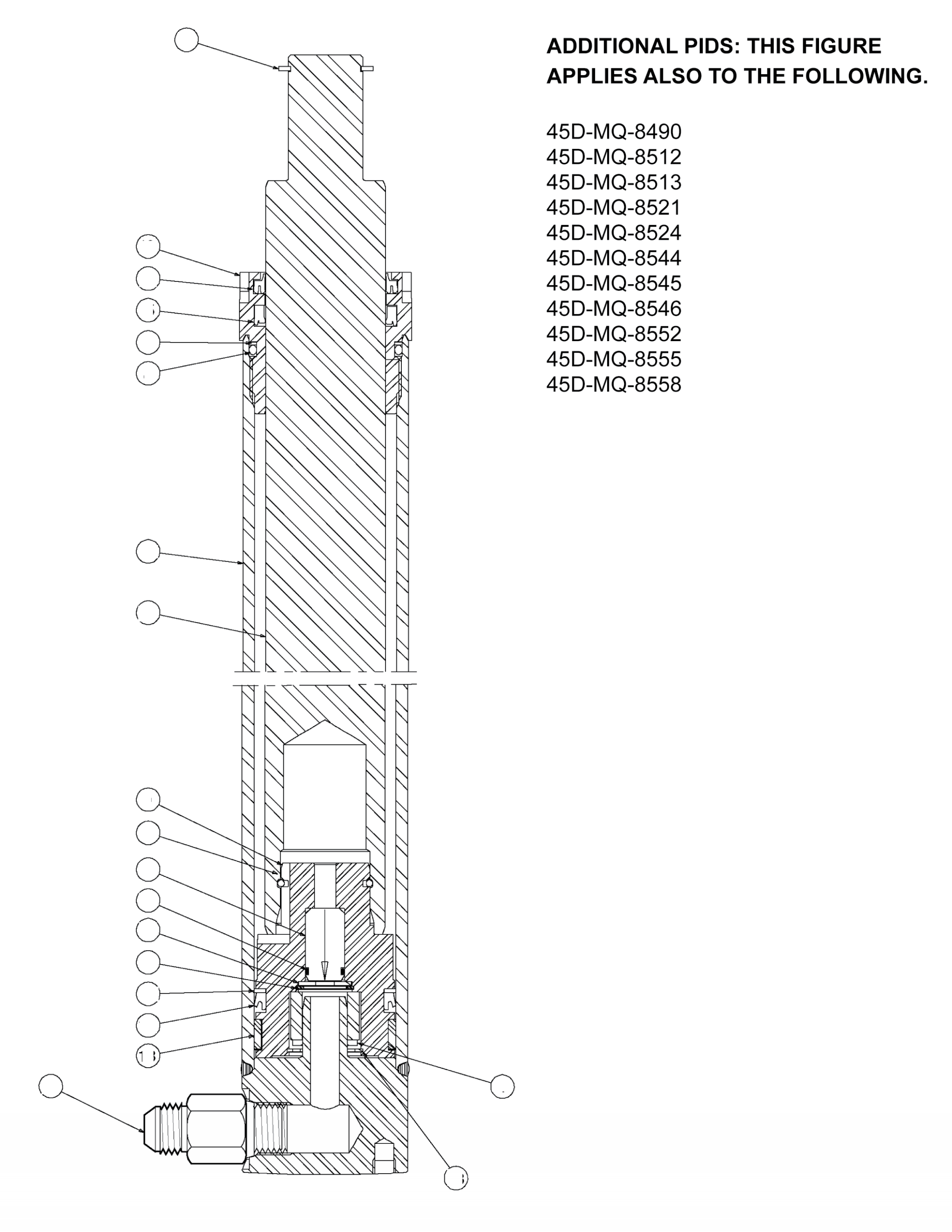 MAIN LIFT CYLINDER (92 OCL) CC1005329 KOMATSU