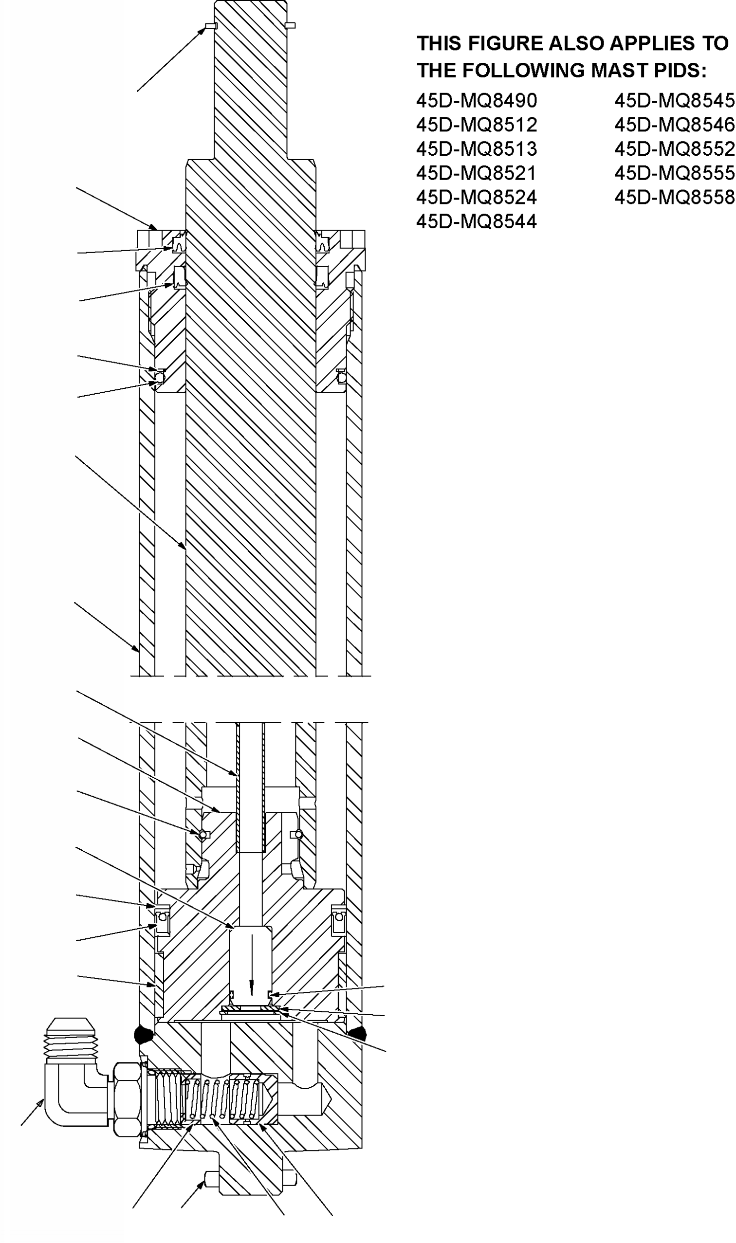 MAIN LIFT CYLINDER (86 OCL) CC1005263 KOMATSU