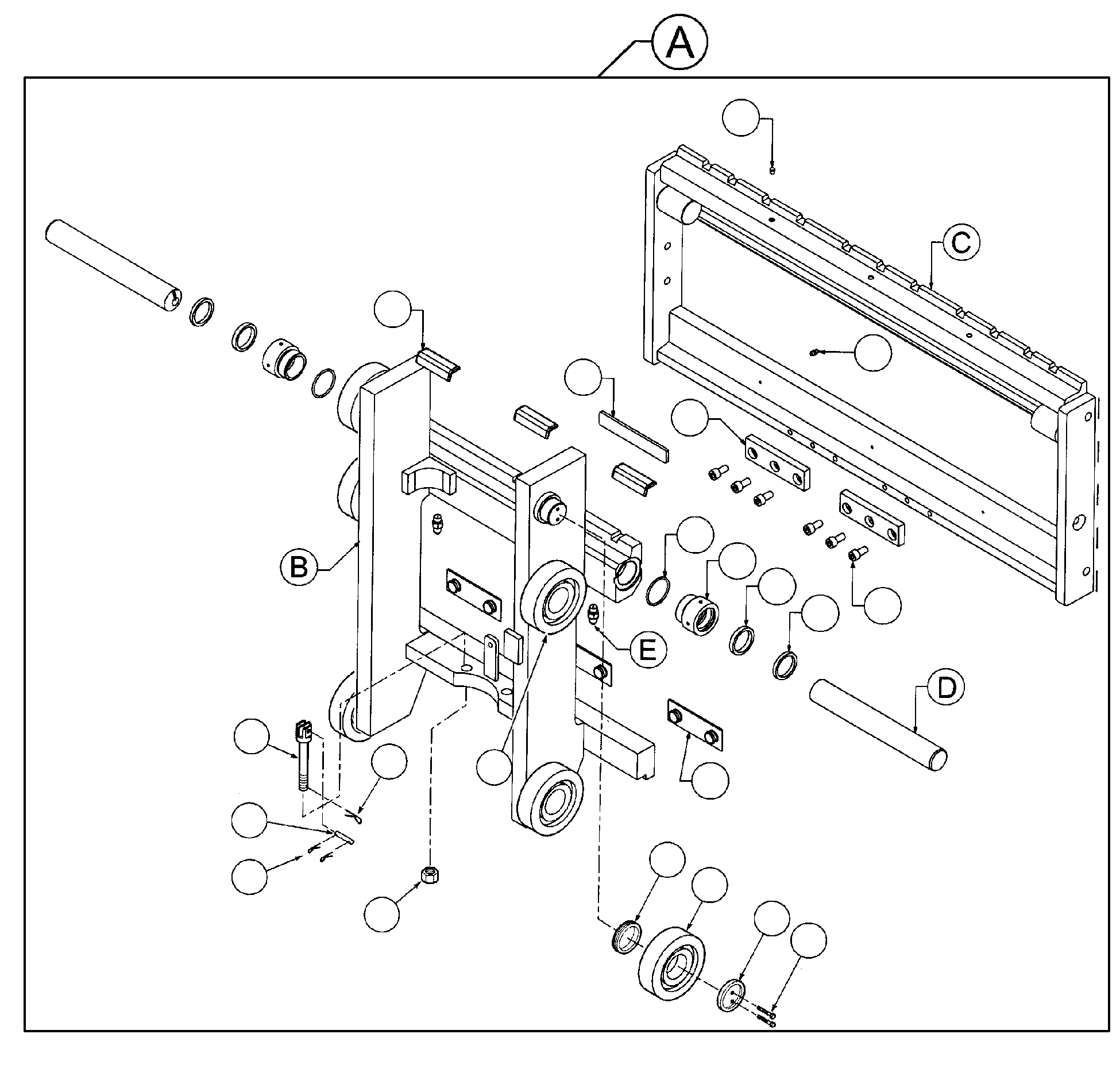 WEAR PAD SERVICE KIT CC283975 KOMATSU