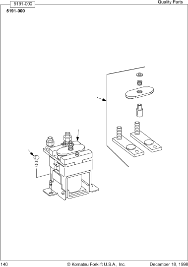 KIT, SERVICE (24 VOLT) 307756-000 KOMATSU