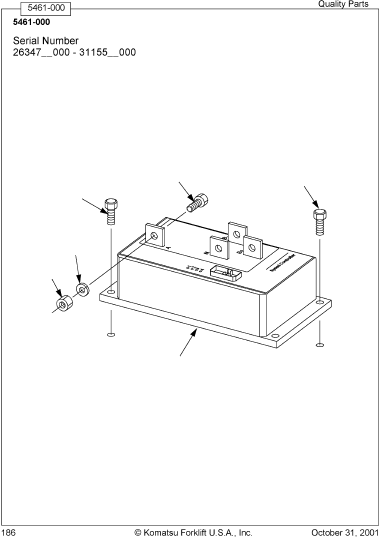 TRANSISTOR CONTROLLER, DRIVE 305803-000 KOMATSU