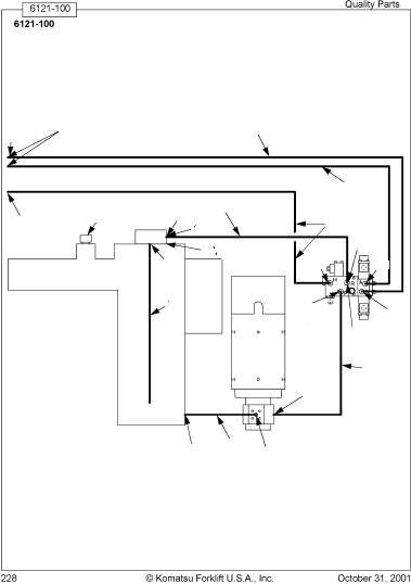 HOSE, PUMP 307357-000 KOMATSU