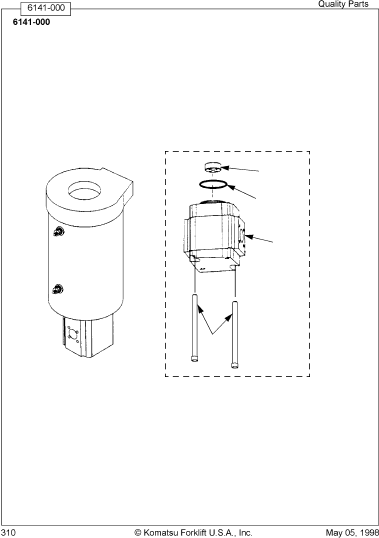 PUMP ASSEMBLY, 36 VOLT 146068 KOMATSU