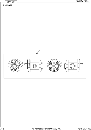 PUMP ASSEMBLY, 24 VOLT 307779-000 KOMATSU