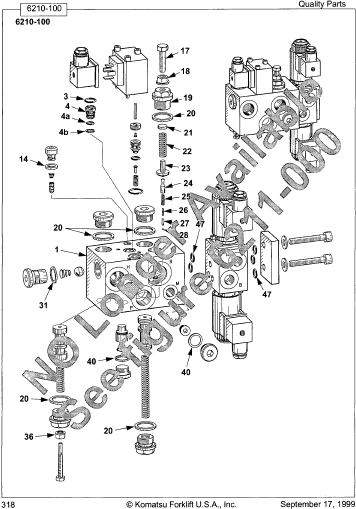Клапан управления в сборе 305731-000 KOMATSU