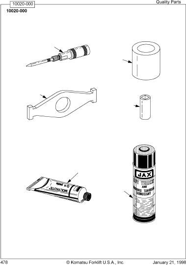 SOCKET, RELIEF VALVE 300161-000 KOMATSU