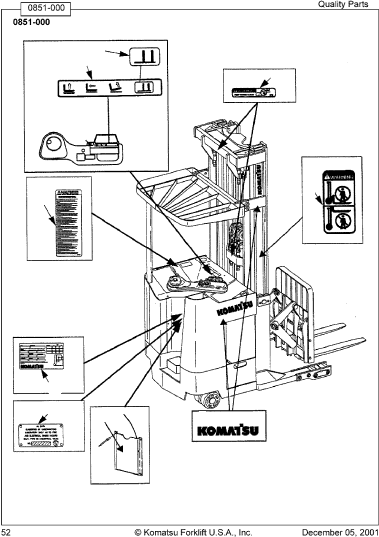 MANUAL, OPERATOR (STATE MODEL & SERIAL NUMBER) K306754-000 KOMATSU