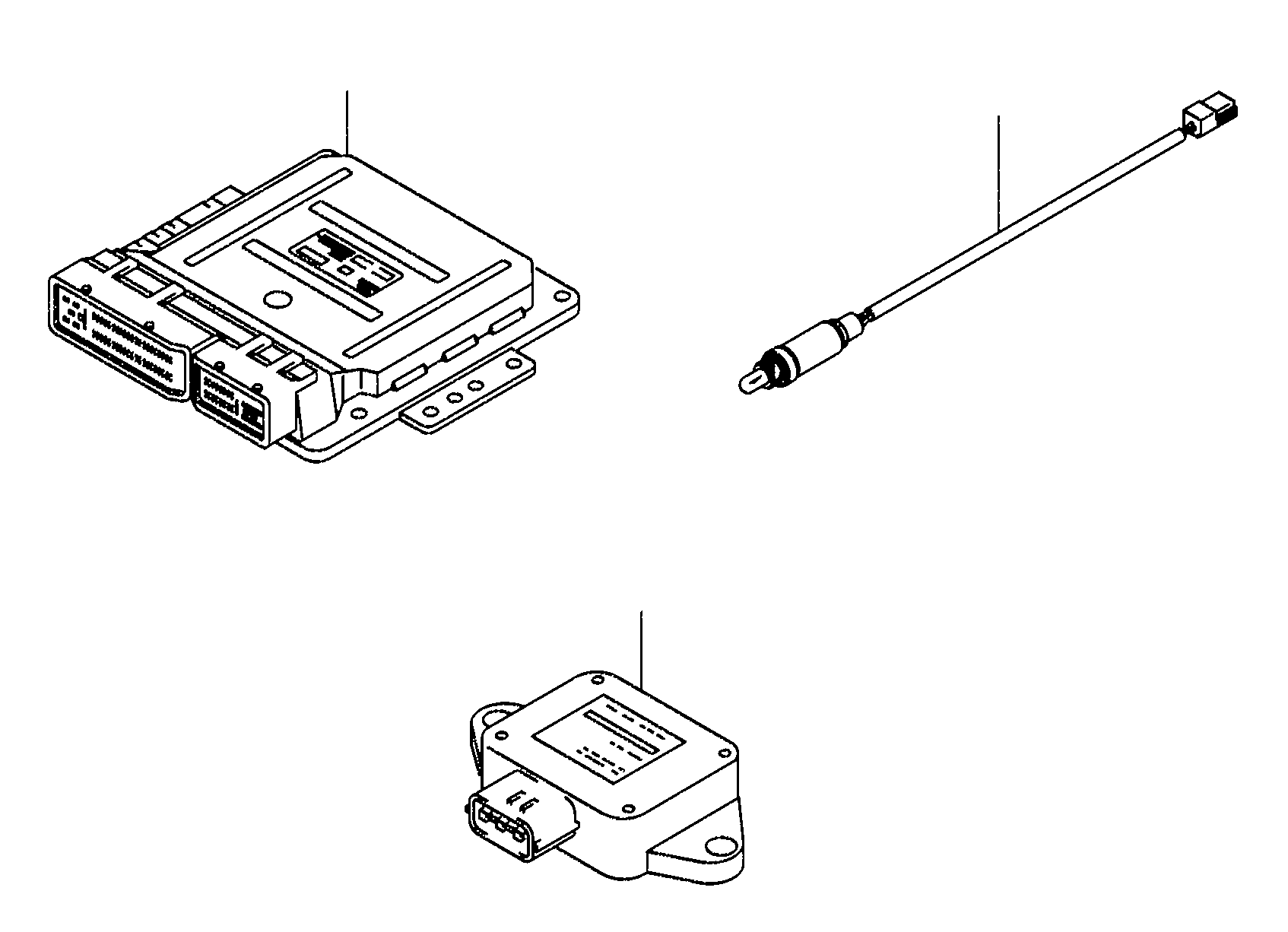 MODULE, ENGINE CONTROL (FOR SCREW-DOWN LPG FUEL PRESSURE SENSOR) 3EC-01-37130 KOMATSU