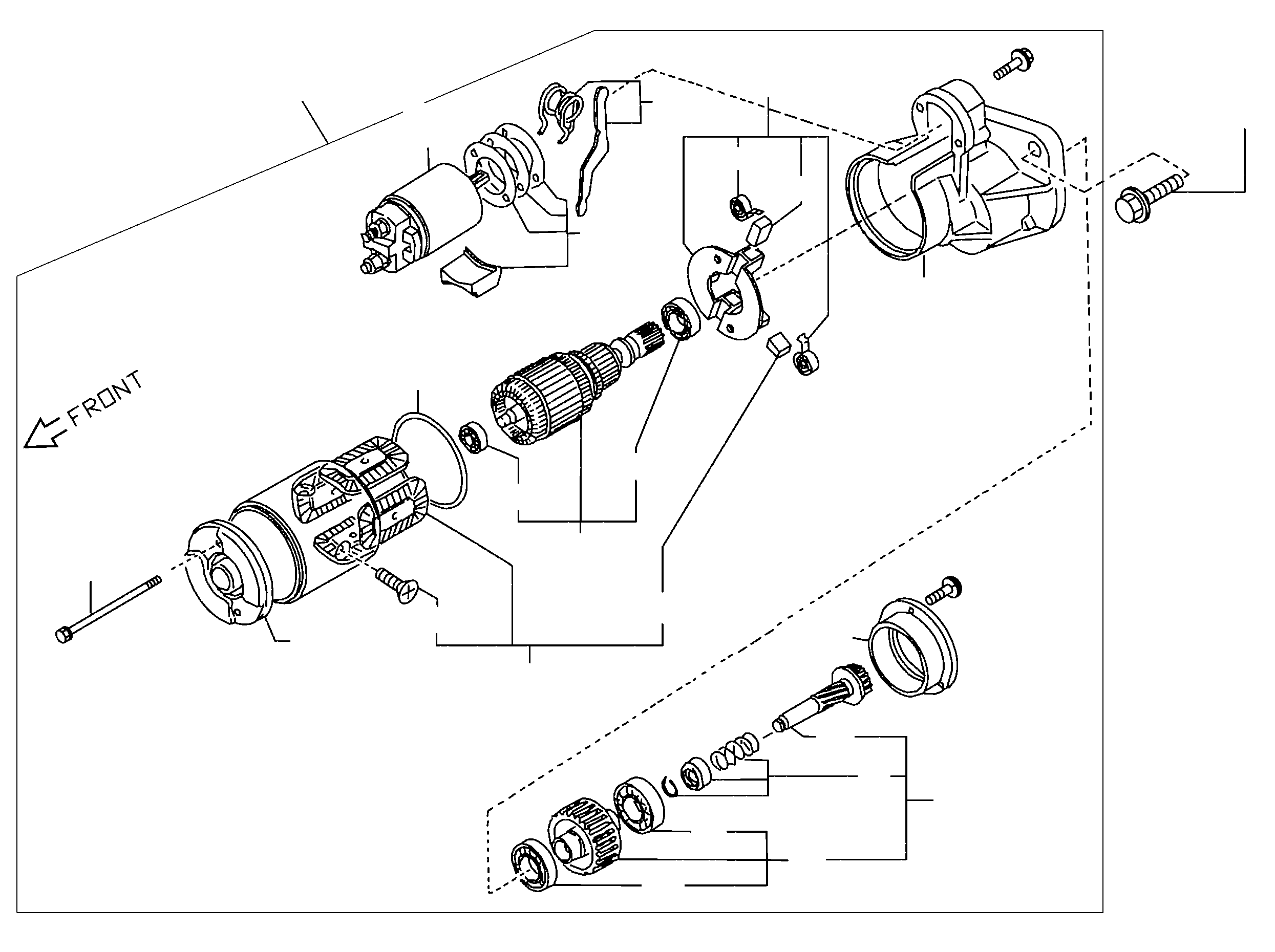 HOLDER, BRUSH 23378-M4901 KOMATSU