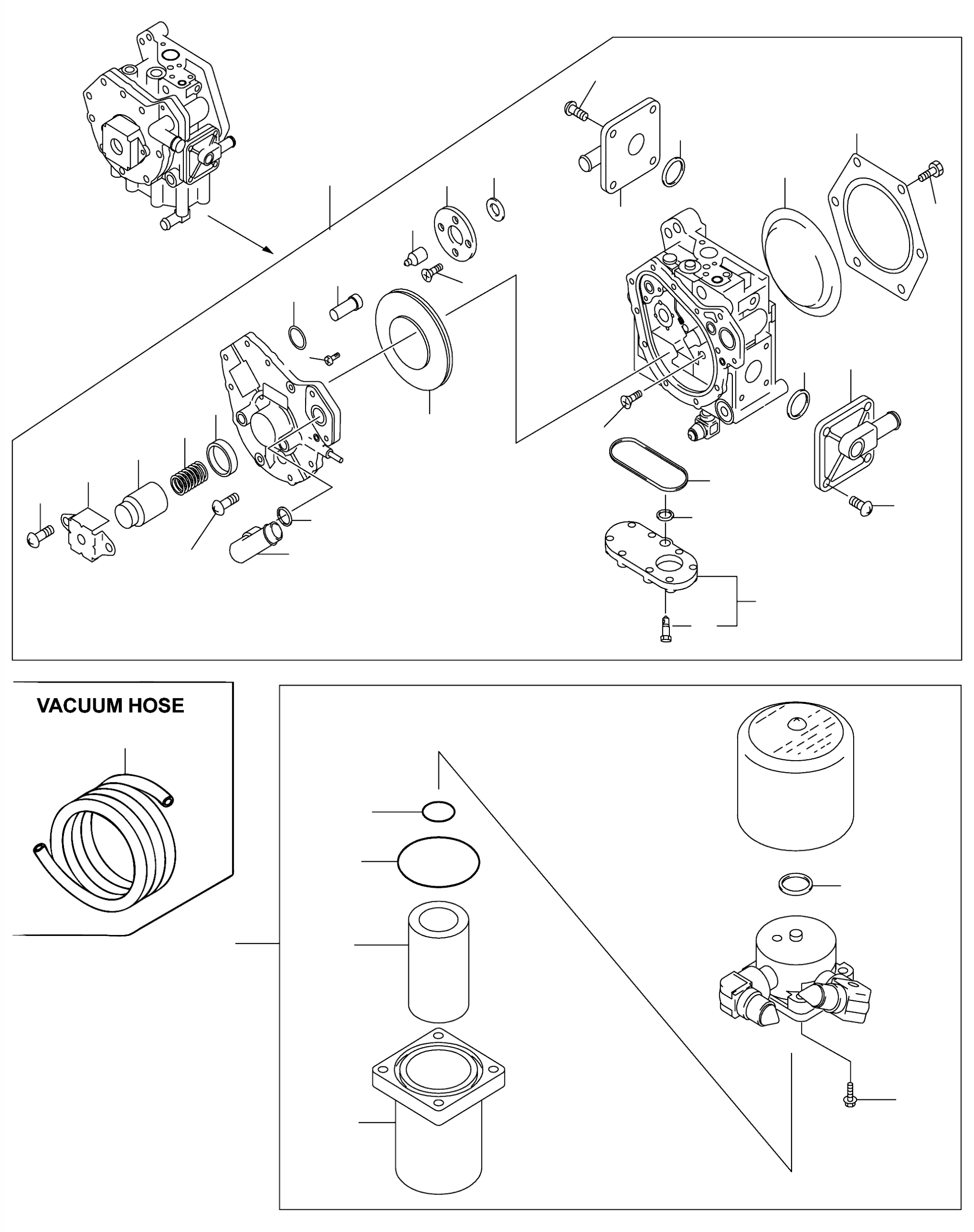 SCREW KIT 16065-GU60A KOMATSU