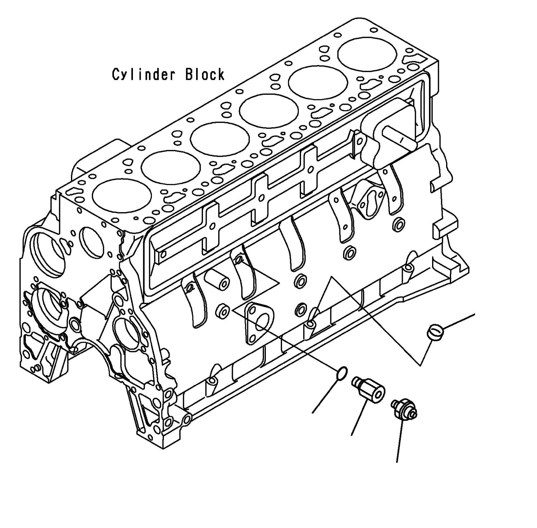 GASKET KIT, CYLINDER BLOCK 6735-K2-1300 KOMATSU