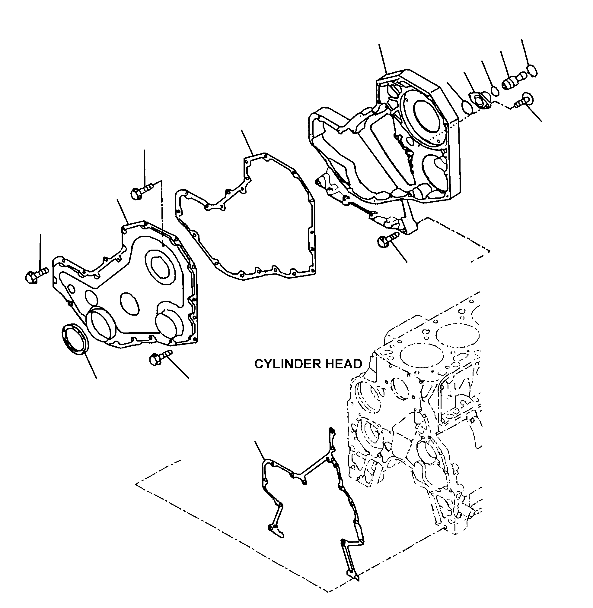 HOUSING, GEAR 6734-21-3122 KOMATSU