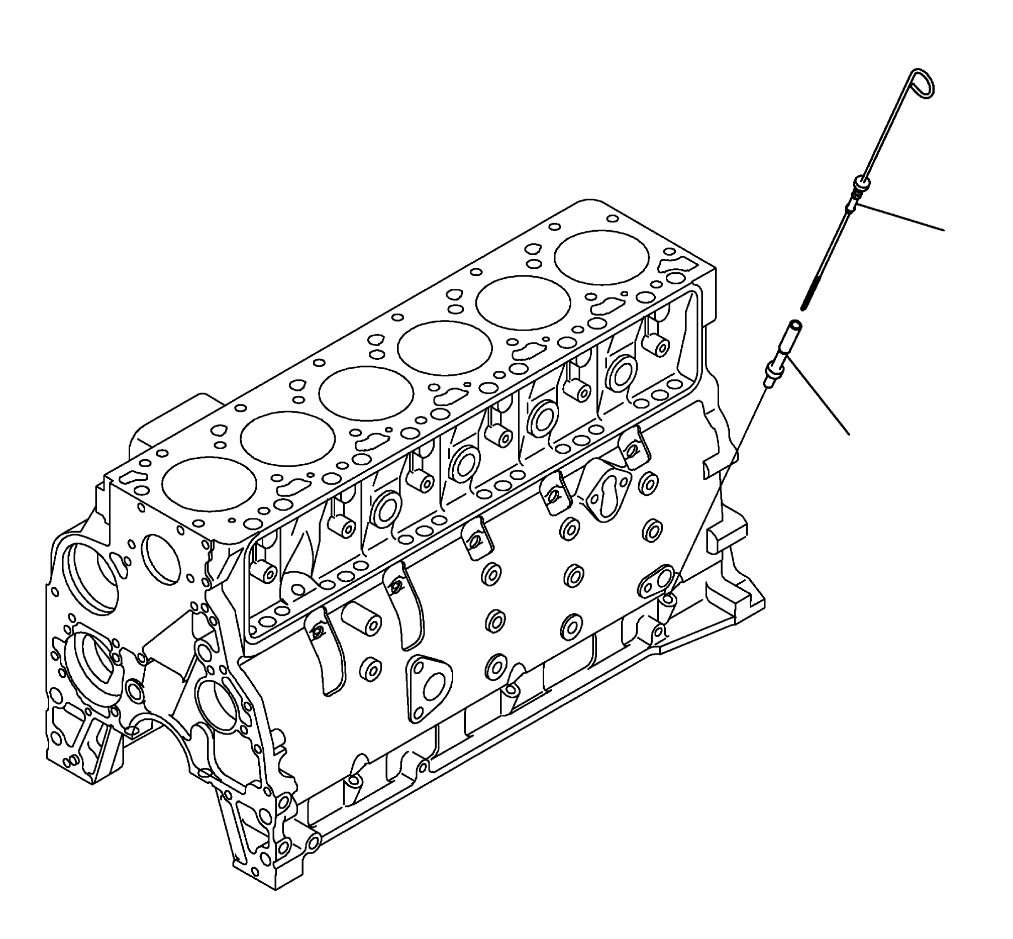 OIL LEVEL GAUGE (DIP STICK) 6734-21-5330 KOMATSU