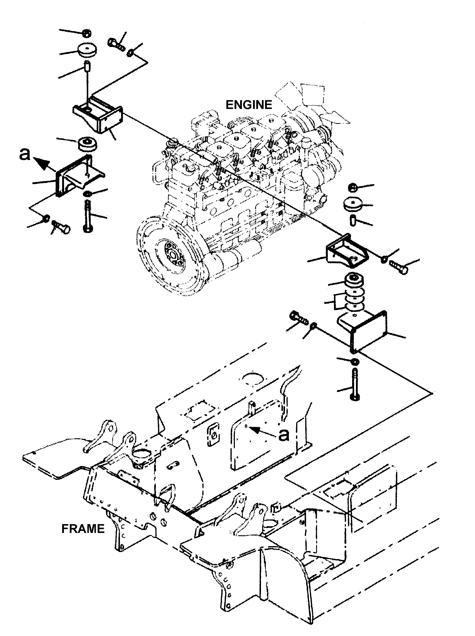 BRACKET, LH 3EC-02-42110 KOMATSU