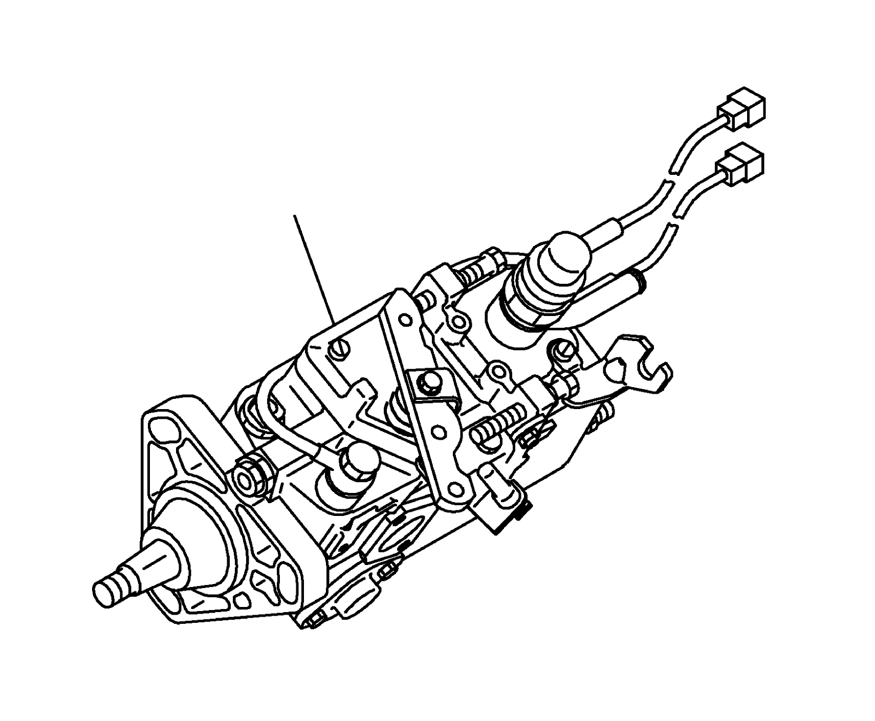 INJECTION PUMP (CONSISTS OF ALL PARTS SHOWN IN FIGS. 01-1356 THRU 011358) 6735-73-1150 KOMATSU