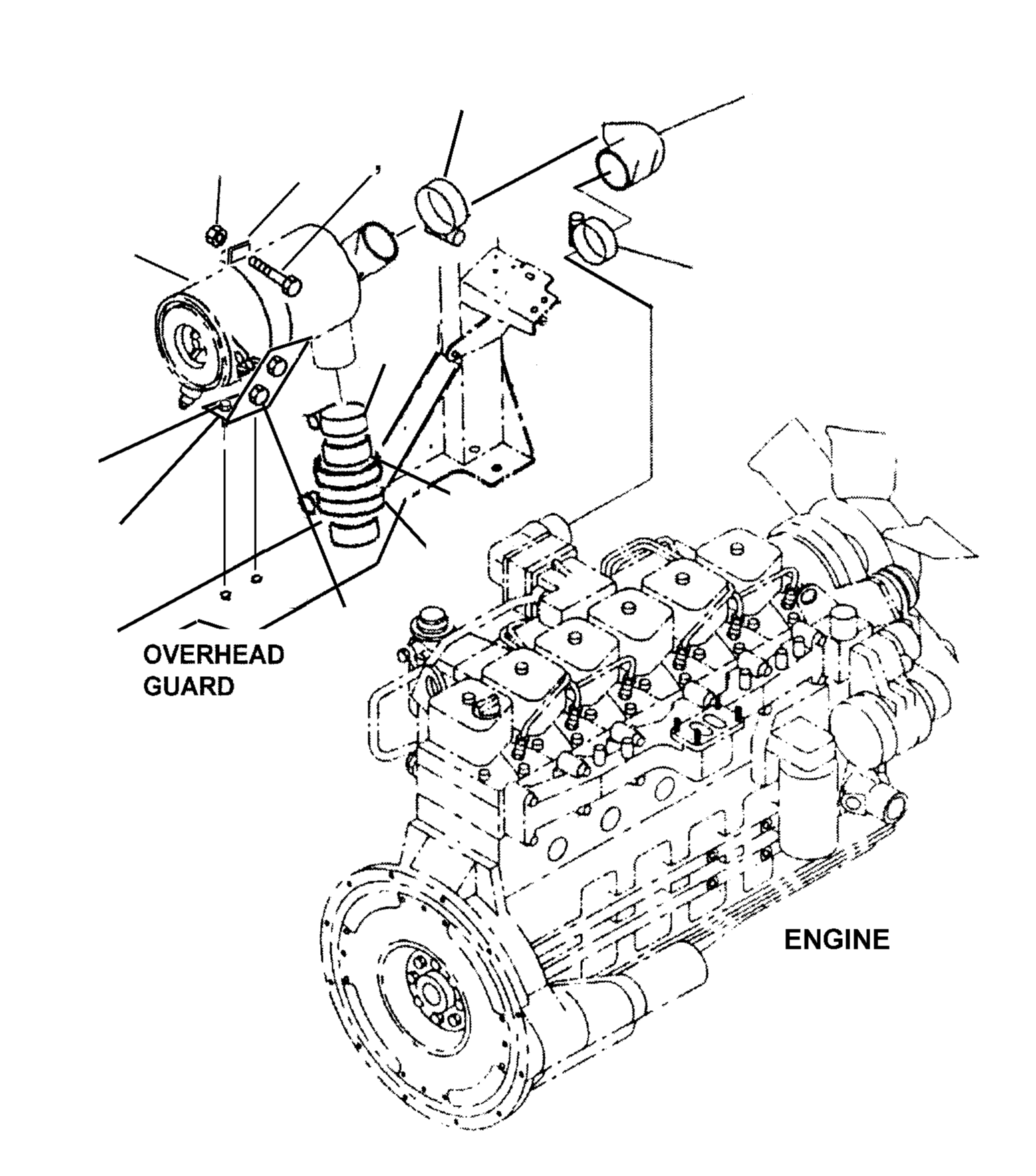 Опорный кронштейн 3EC-01-49110 KOMATSU