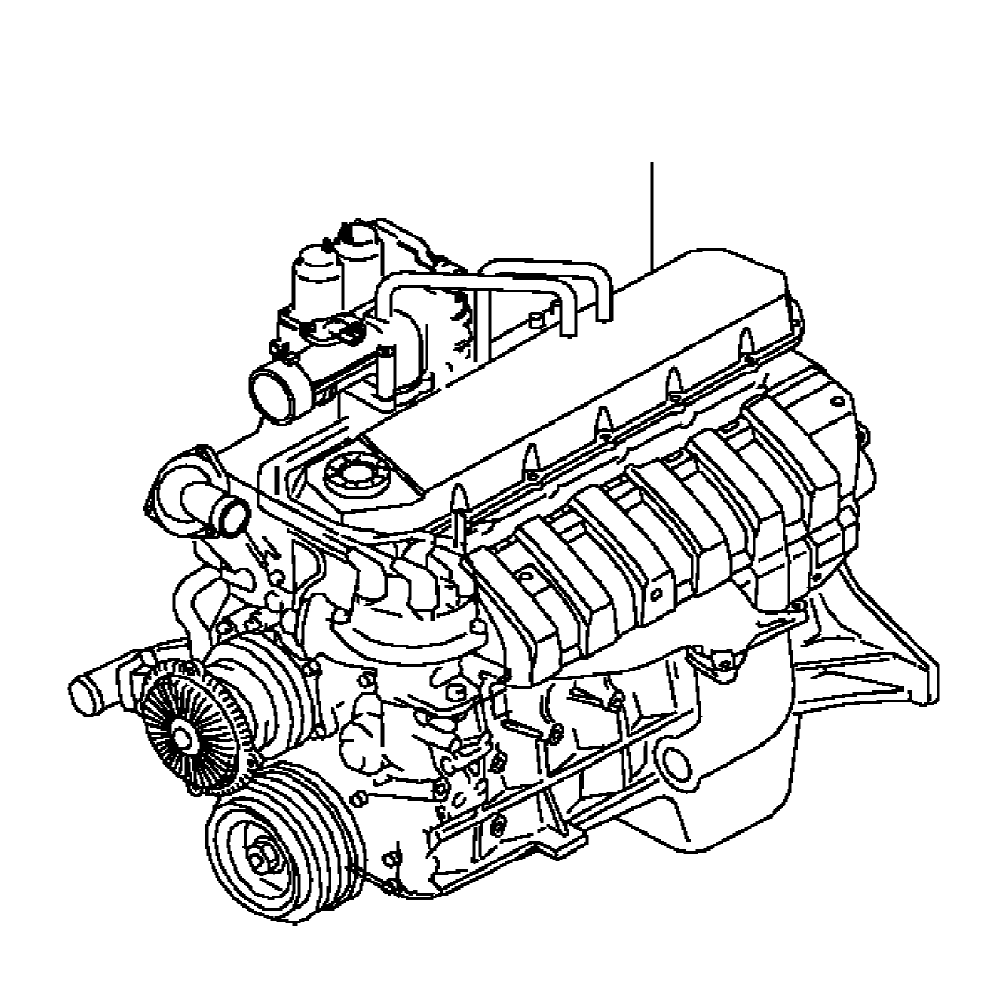 ENGINE, UL-LPS W/ RELATIVE FUEL PRESSURE SENSOR (FG40Z) 37C-1DL-3151 KOMATSU