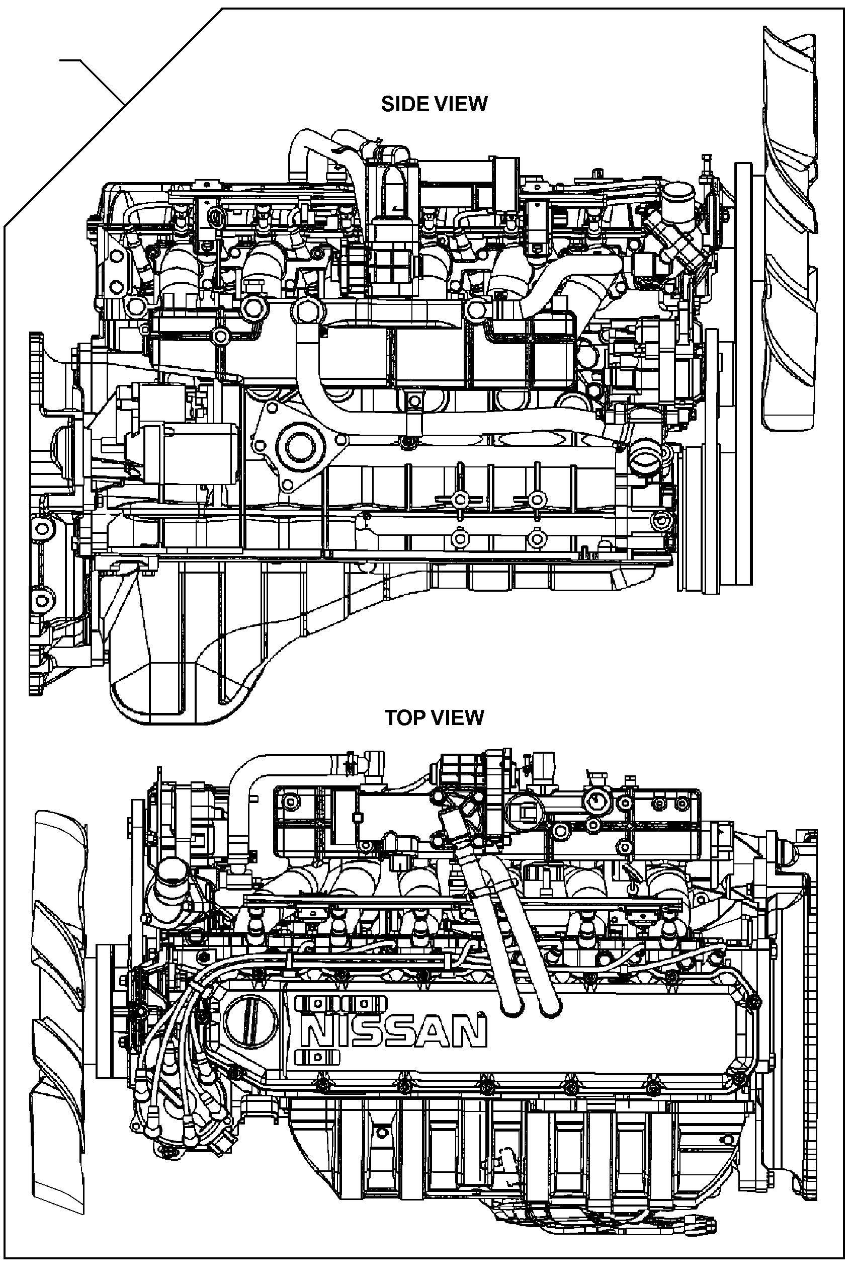 ENGINE, UL-GS (FG40/45/50) 37C-1DP-3040 KOMATSU