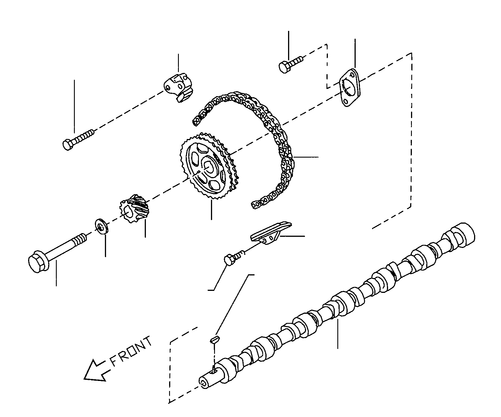 CAMSHAFT ASSY 13001-VB002 KOMATSU