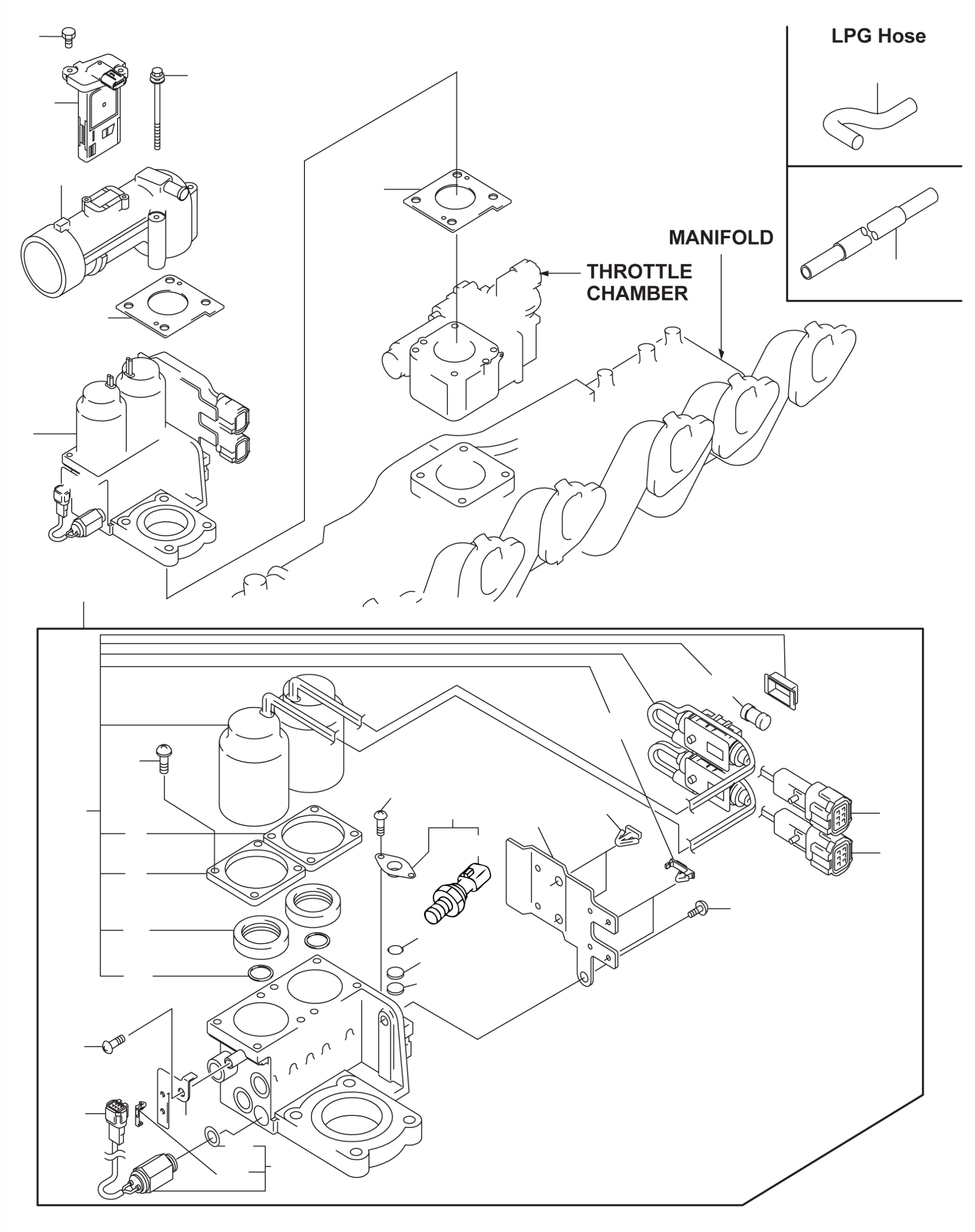 INJECTOR HOLDER 16610-GU70D KOMATSU