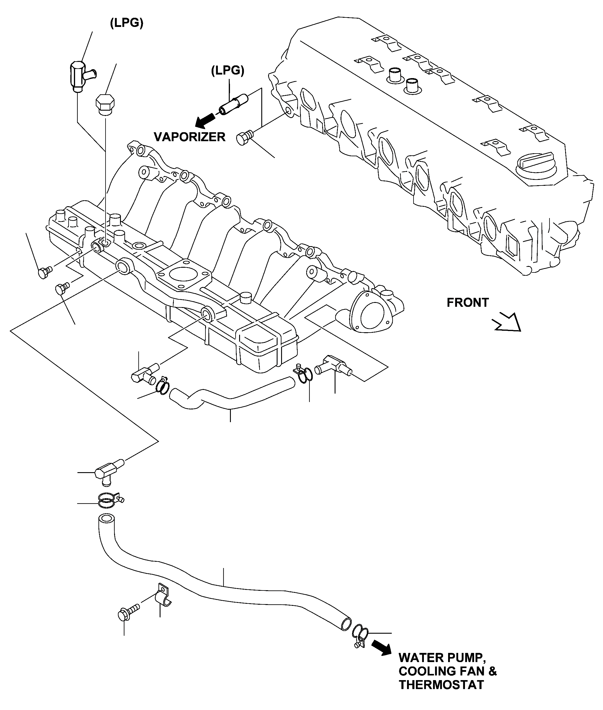 Хомут шланга 01555-01161 KOMATSU