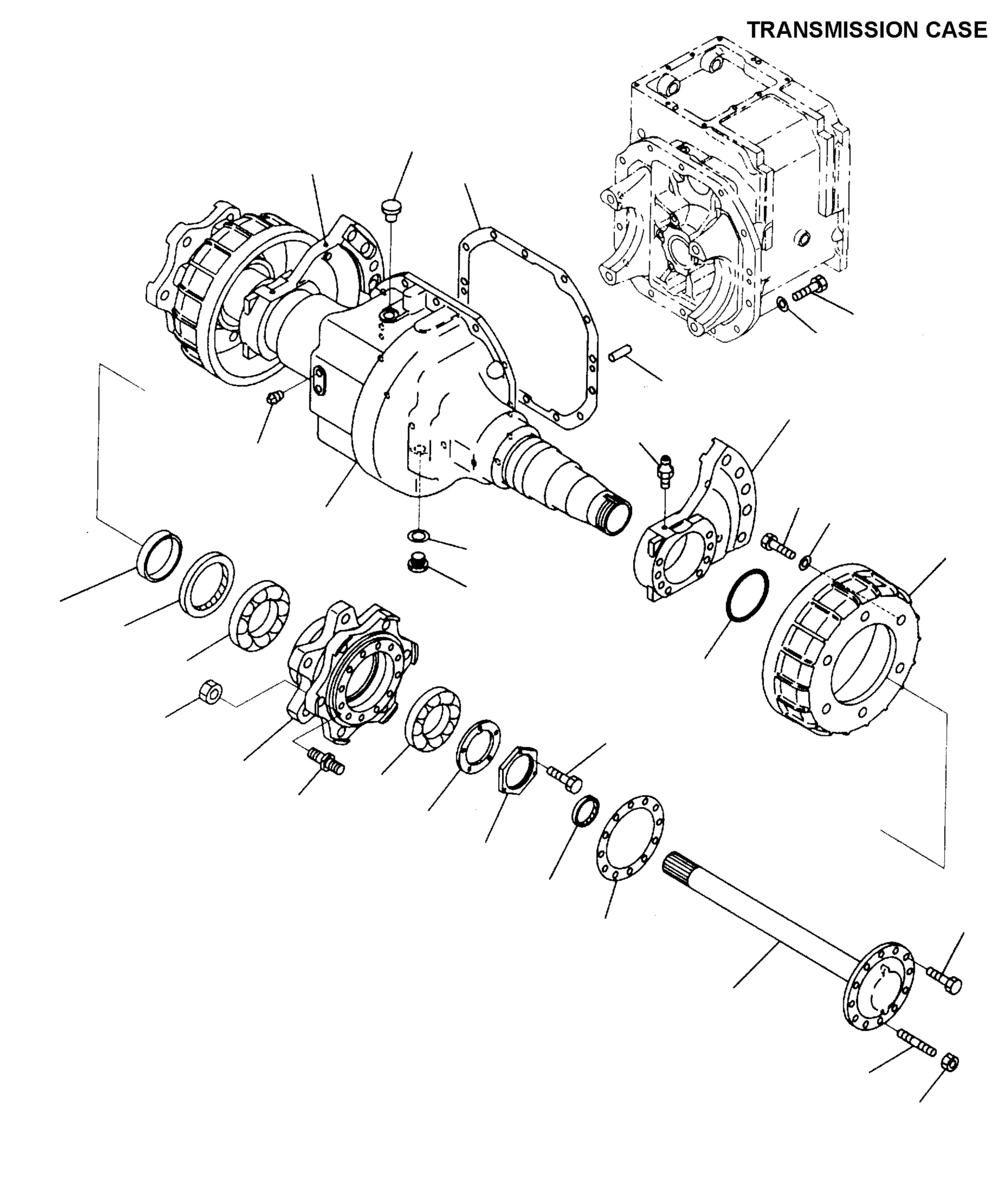 SUPPORT, LH 3EC-21-36150 KOMATSU