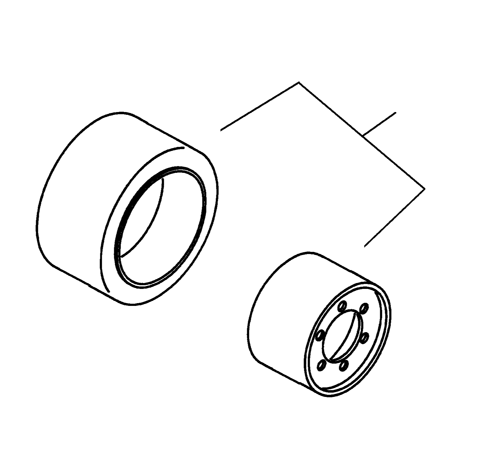 TIRE, 22 X 12 X 16, WIDE NON-MARKING SMOOTH MIT06665002 KOMATSU