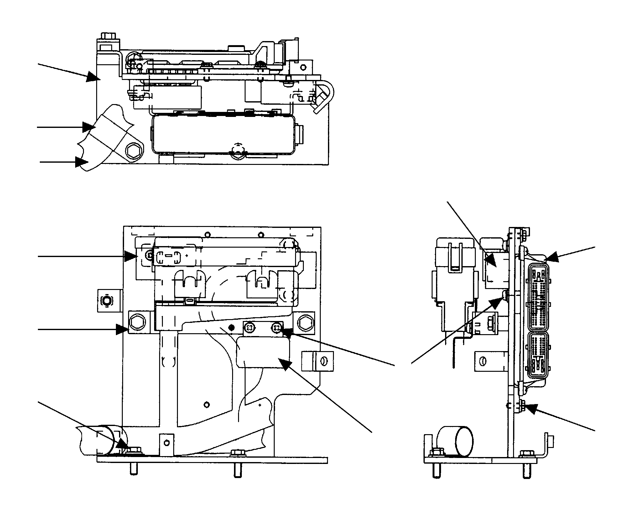 Кронштейн 3EC-55-A6311 KOMATSU