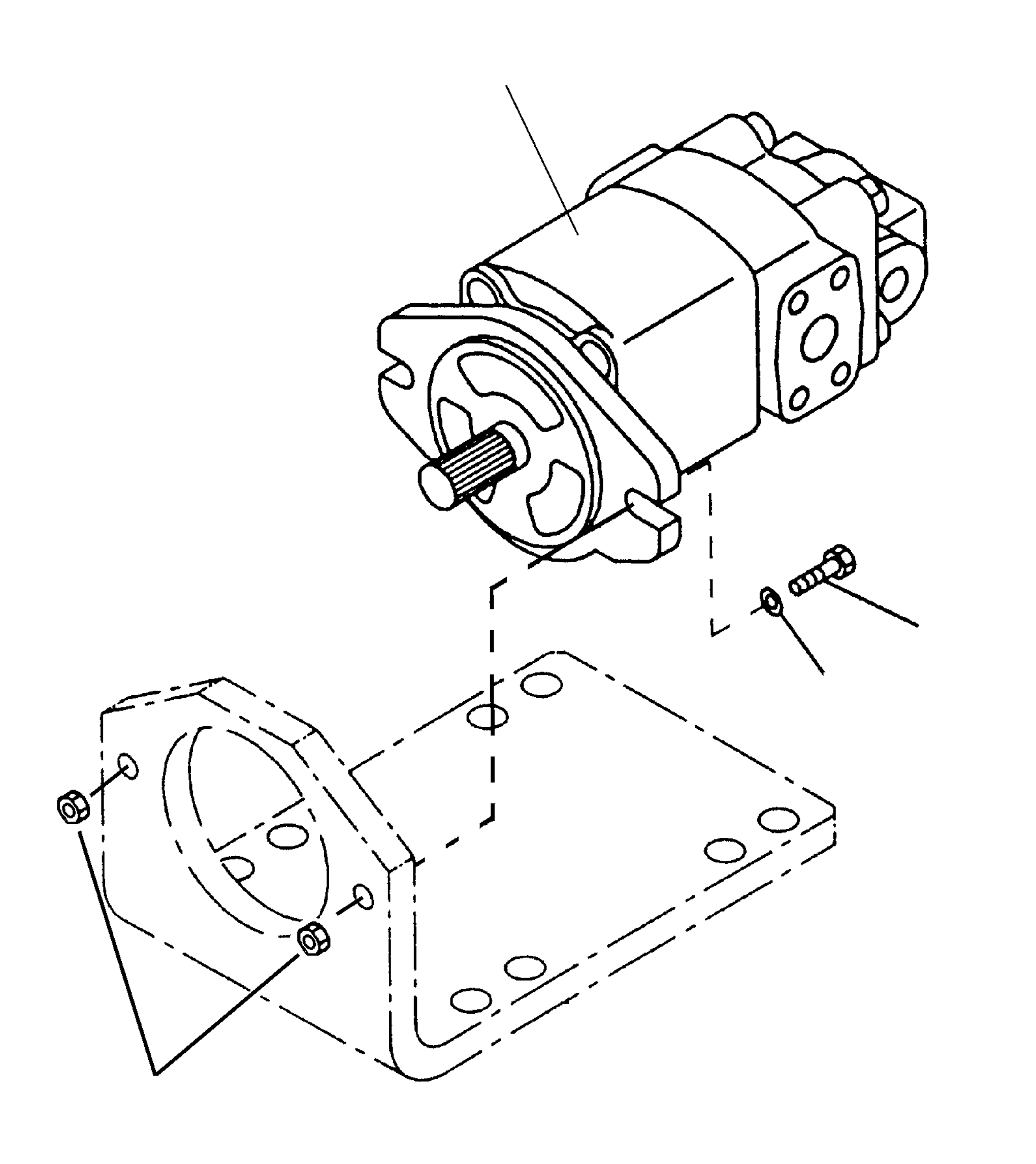 HYDRAULIC PUMP 3EC-60-A5190 KOMATSU