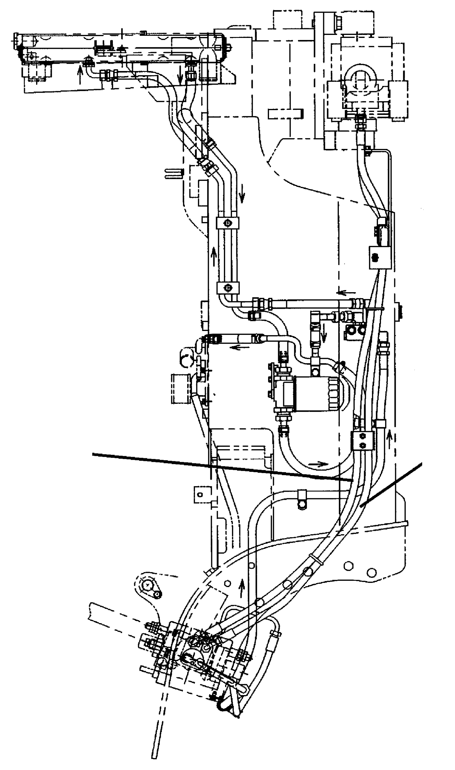 HOSE, RH (THROUGH 2006 EXCEPT Z MODELS) 37C-1AG-A320 KOMATSU