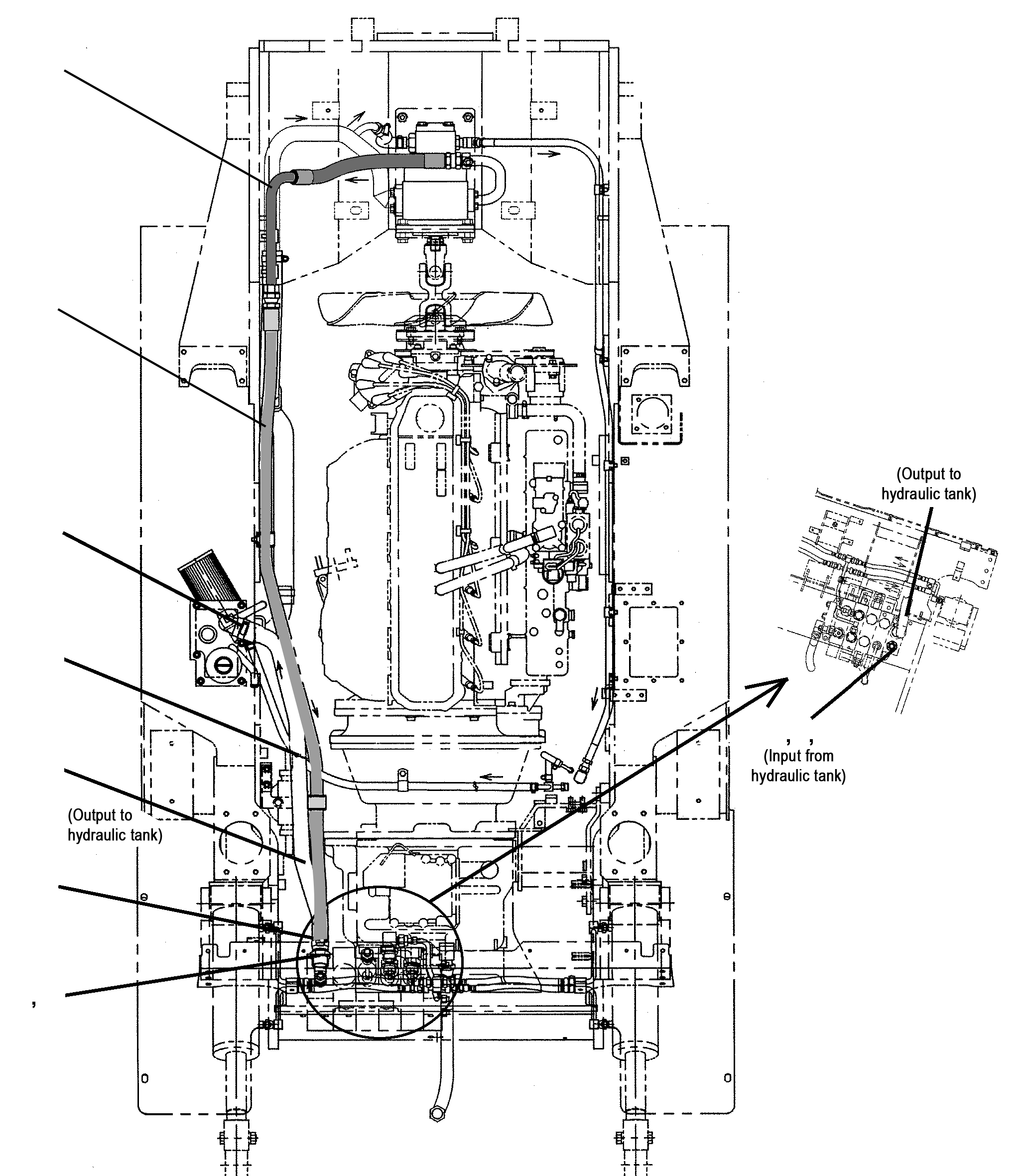 Шланг 3EC-66-49260 KOMATSU