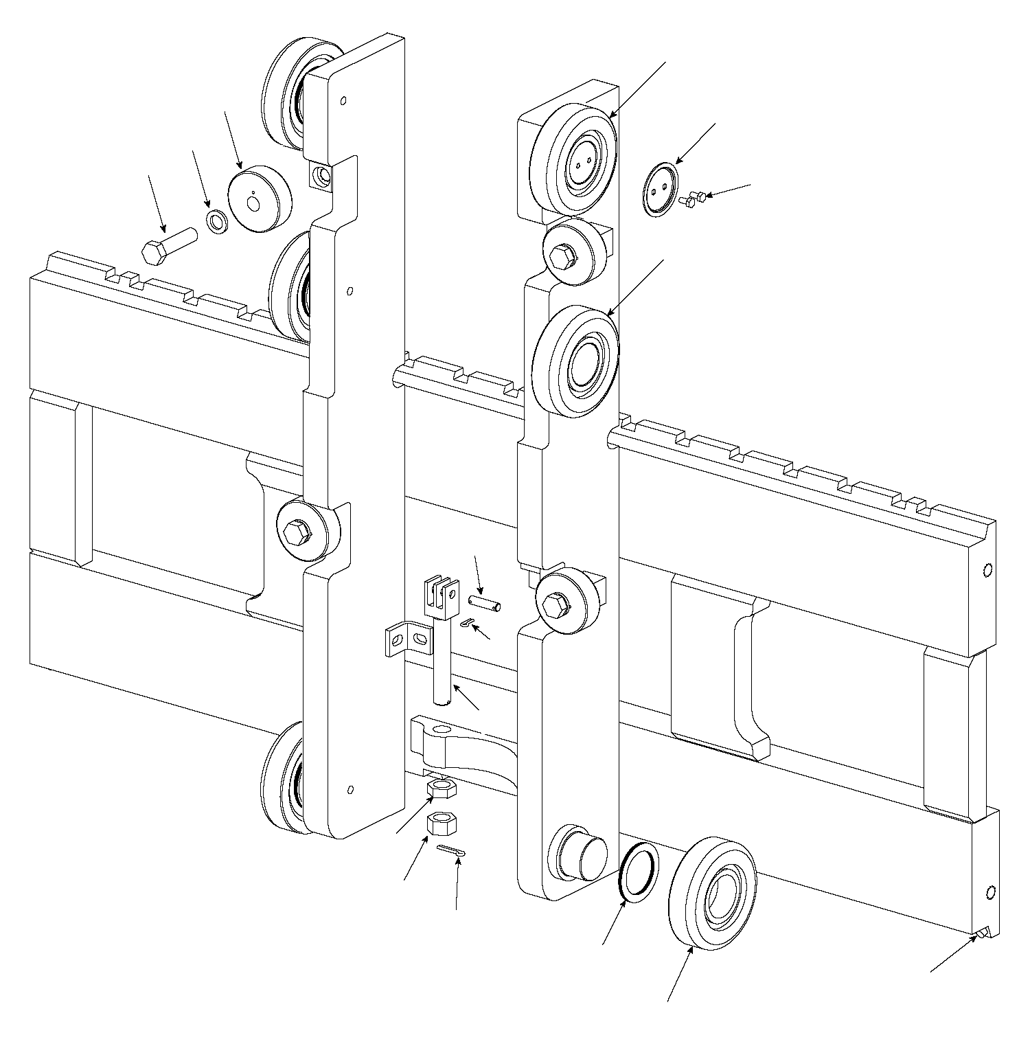 47 IN. CARRIAGE (PNEUMATIC) CC261127 KOMATSU