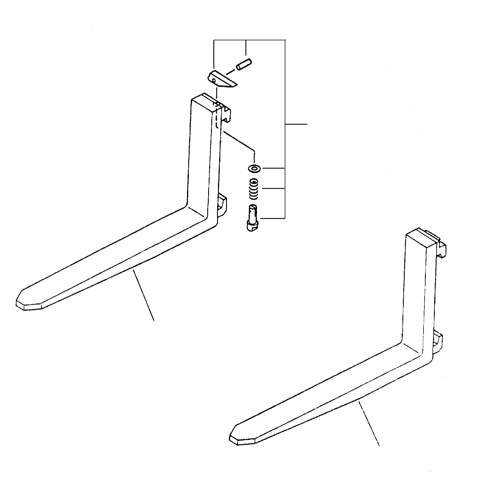 PIN KIT (CLASS 4 FORK) 7000033 KOMATSU