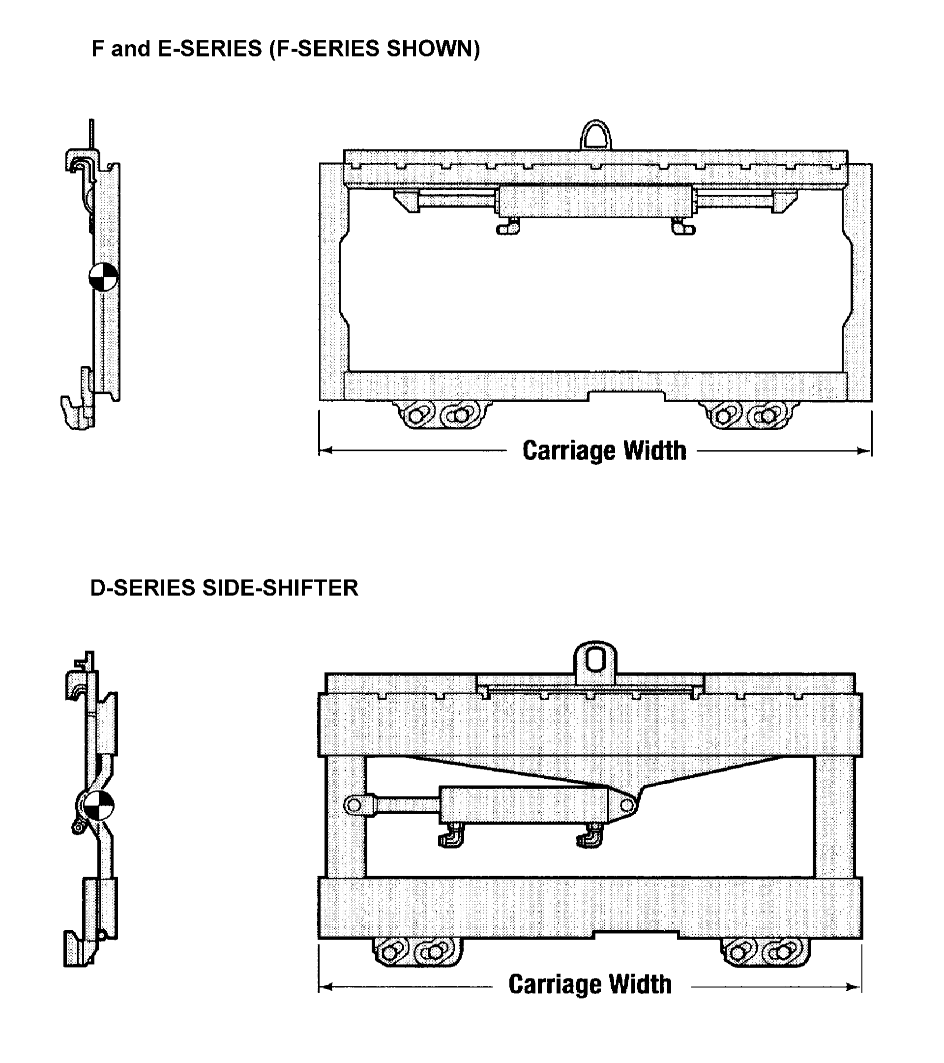 SIDESHIFTER (68 IN., 10,000 LB.) 100E-SSS-B063 KOMATSU