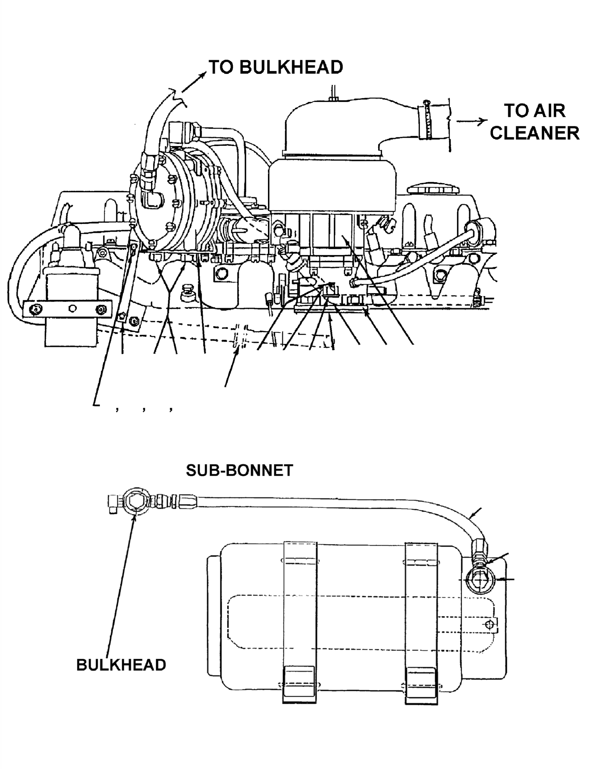 STUD, 3/8 IN., 16X1-1/4 IN., MANIFOLD ADAPTOR MOUNTING-TO-CARBURETOR ASSEMBLY M287 KOMATSU