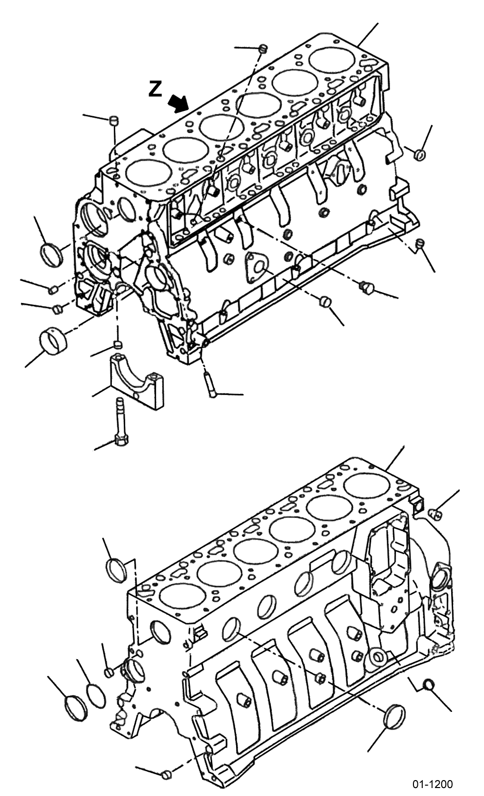 Блок 6735-21-1101 KOMATSU