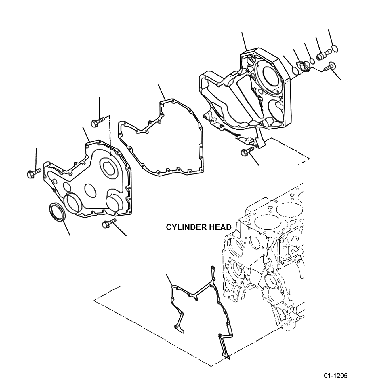 HOUSING, GEAR 6735-21-3124 KOMATSU
