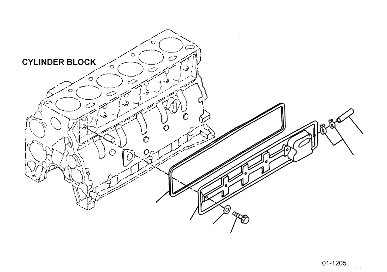 Шланг 07826-01905 KOMATSU