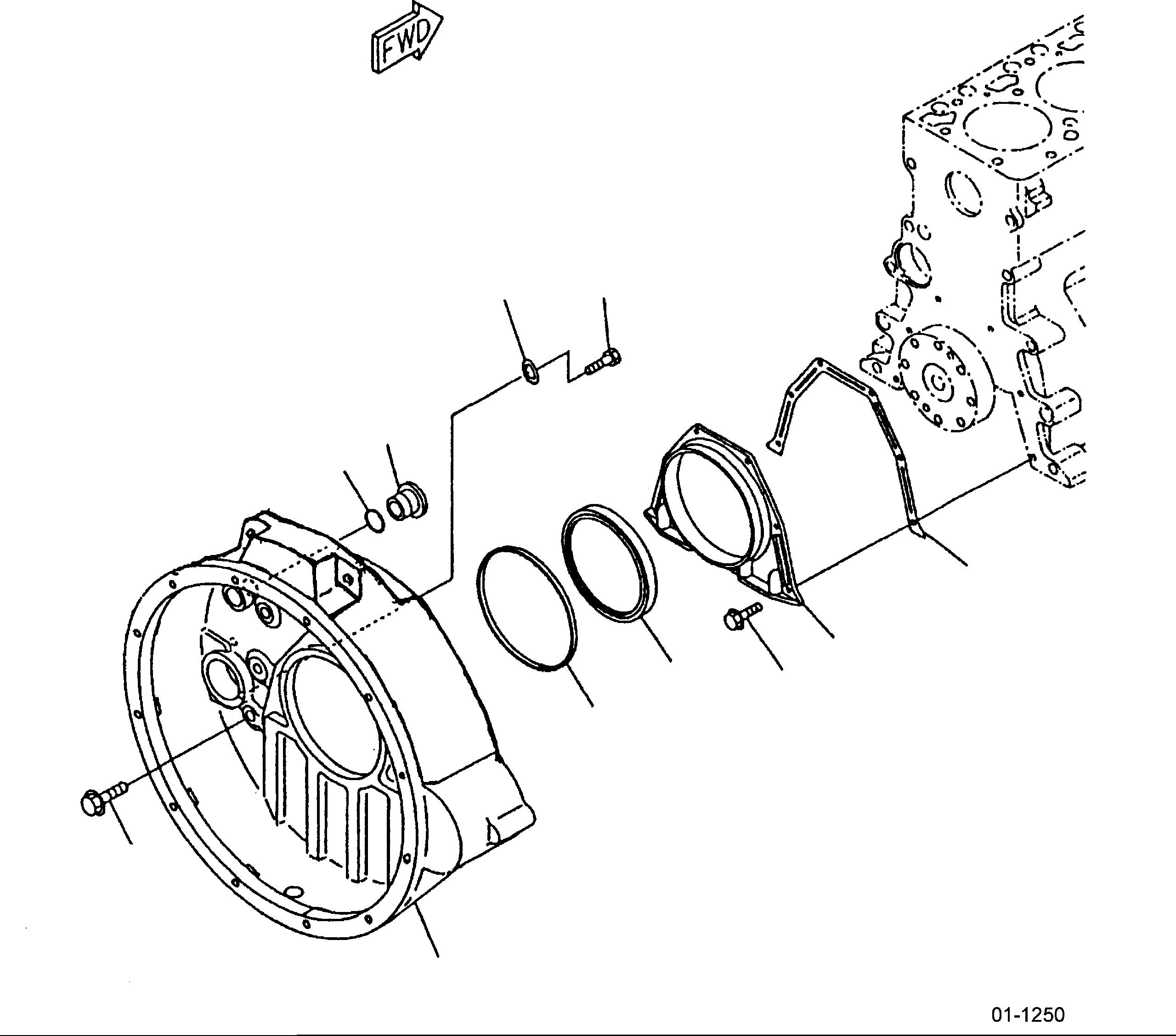 Прокладка 6736-22-4110 KOMATSU