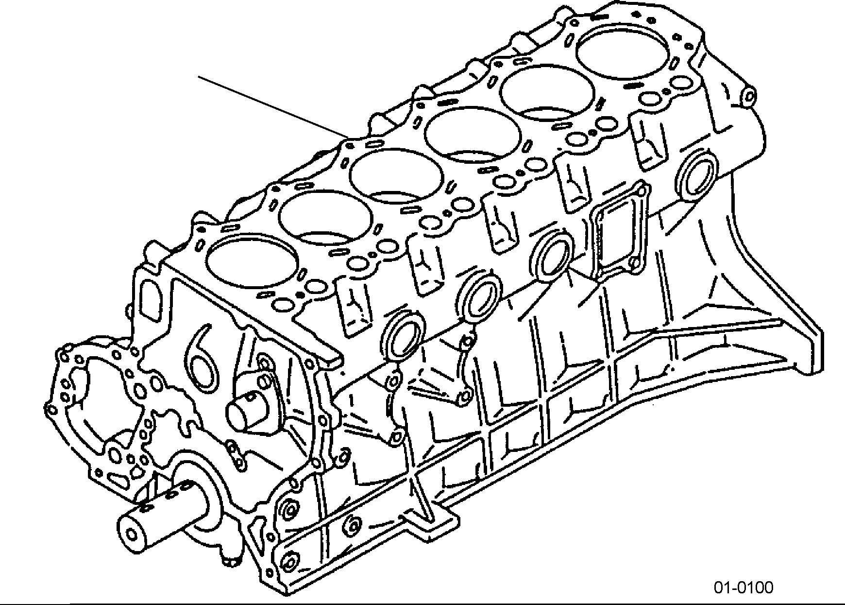 ENGINE - SHORT BLOCK (NEWER) 10103-VB0A5 KOMATSU