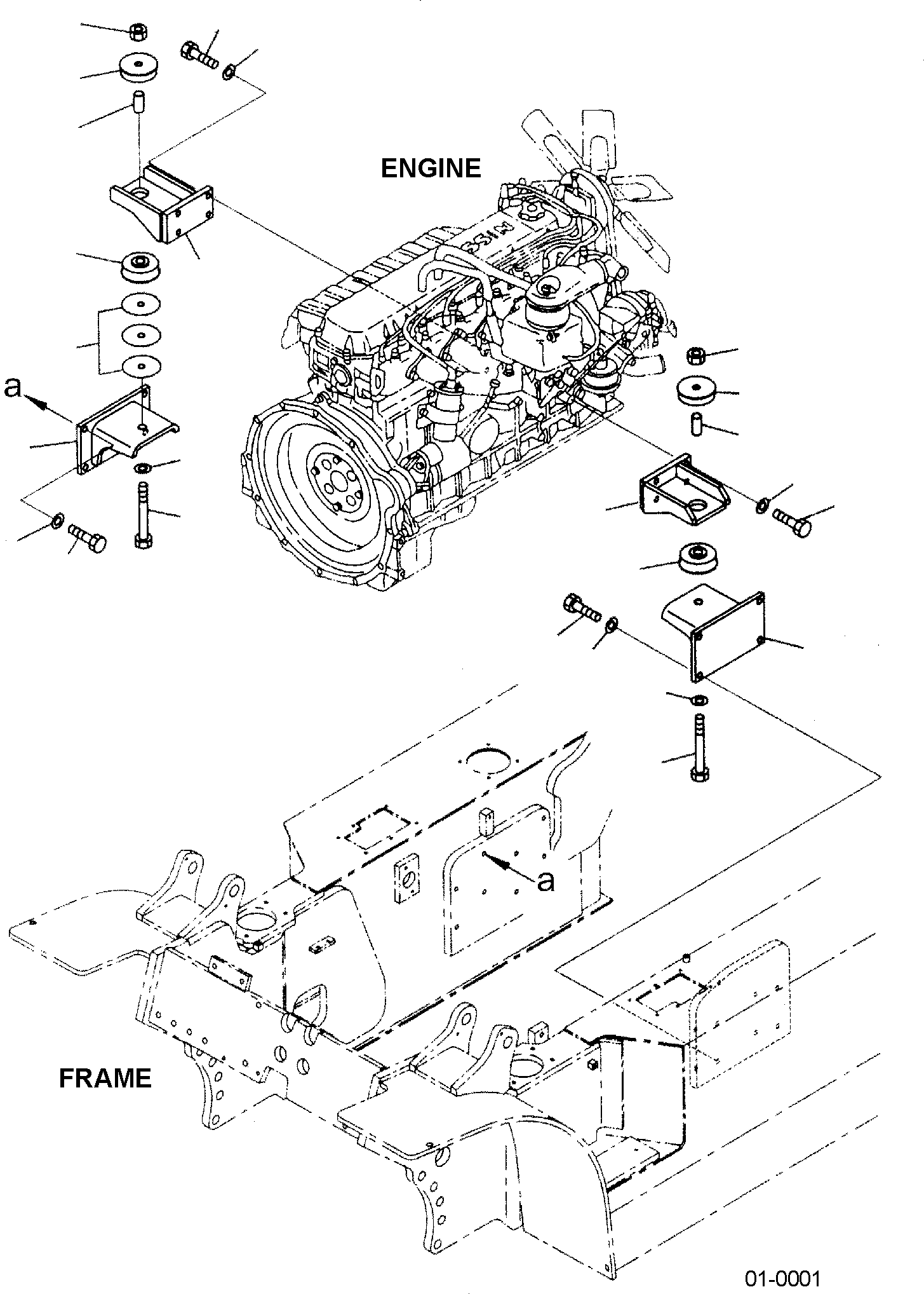 BRACKET, LH (FG35/45BCS) 3EC-01-39170 KOMATSU