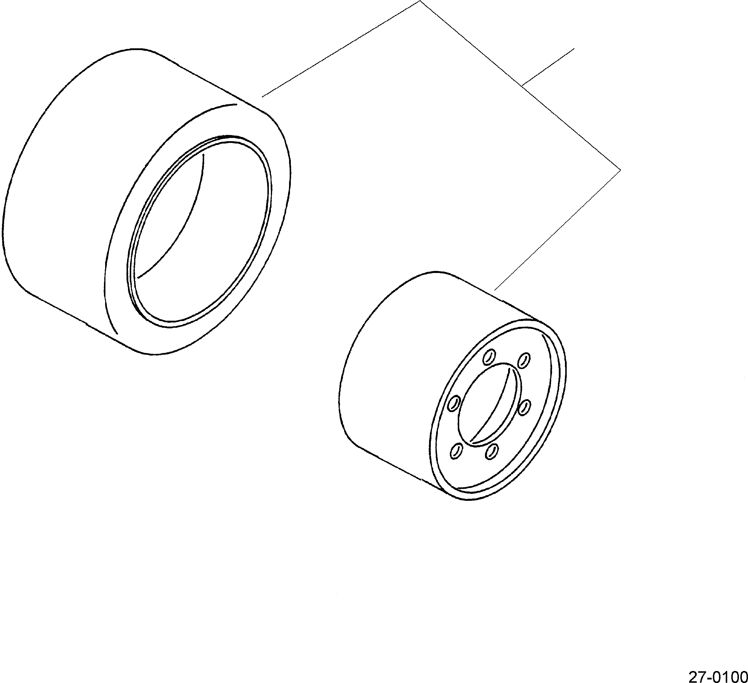 Шина - 22X9X16 - STD 37B-1NP-2100 KOMATSU