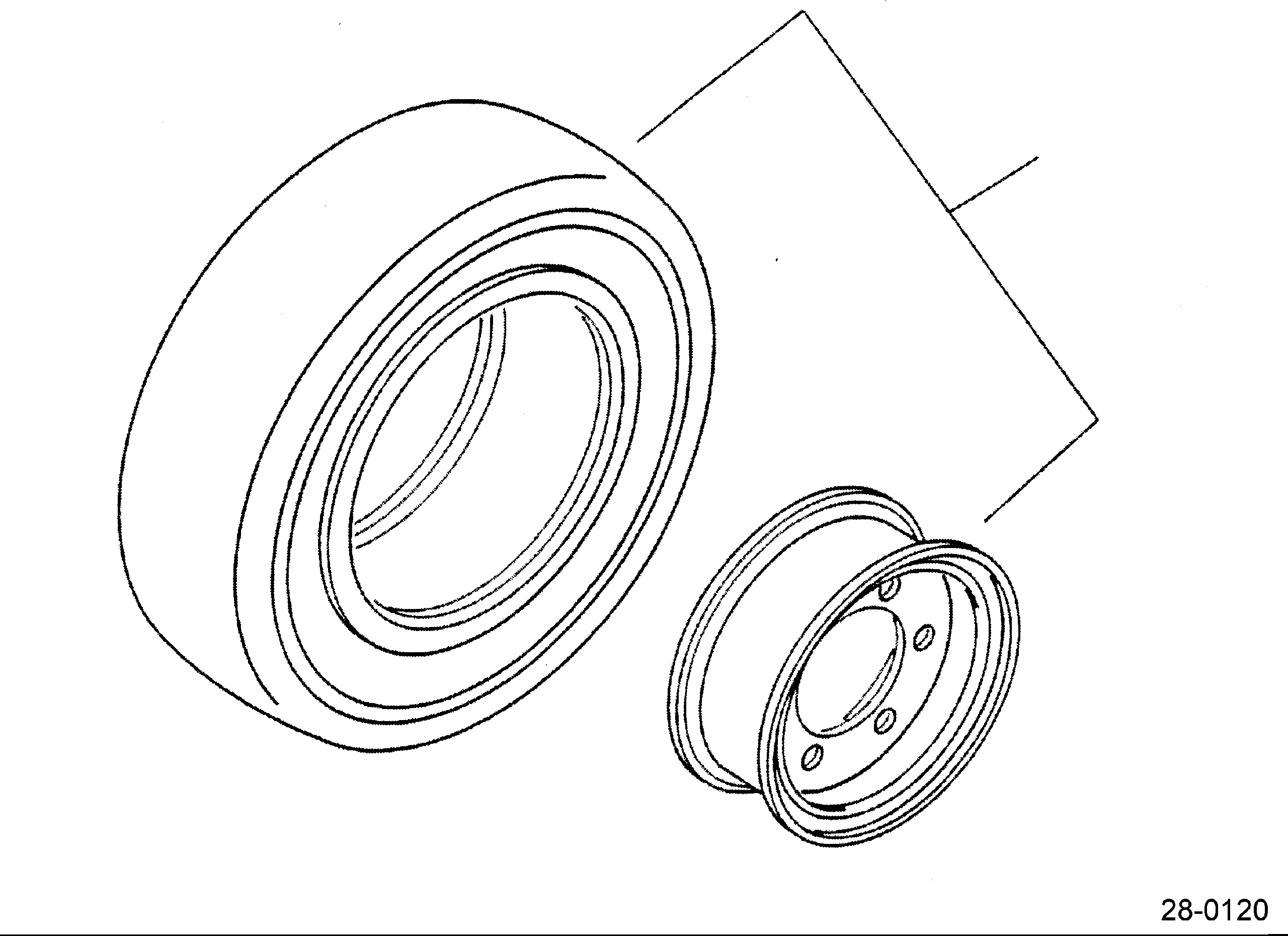 TIRE, 7.00X12X16, STD 37A-1HA-A980 KOMATSU