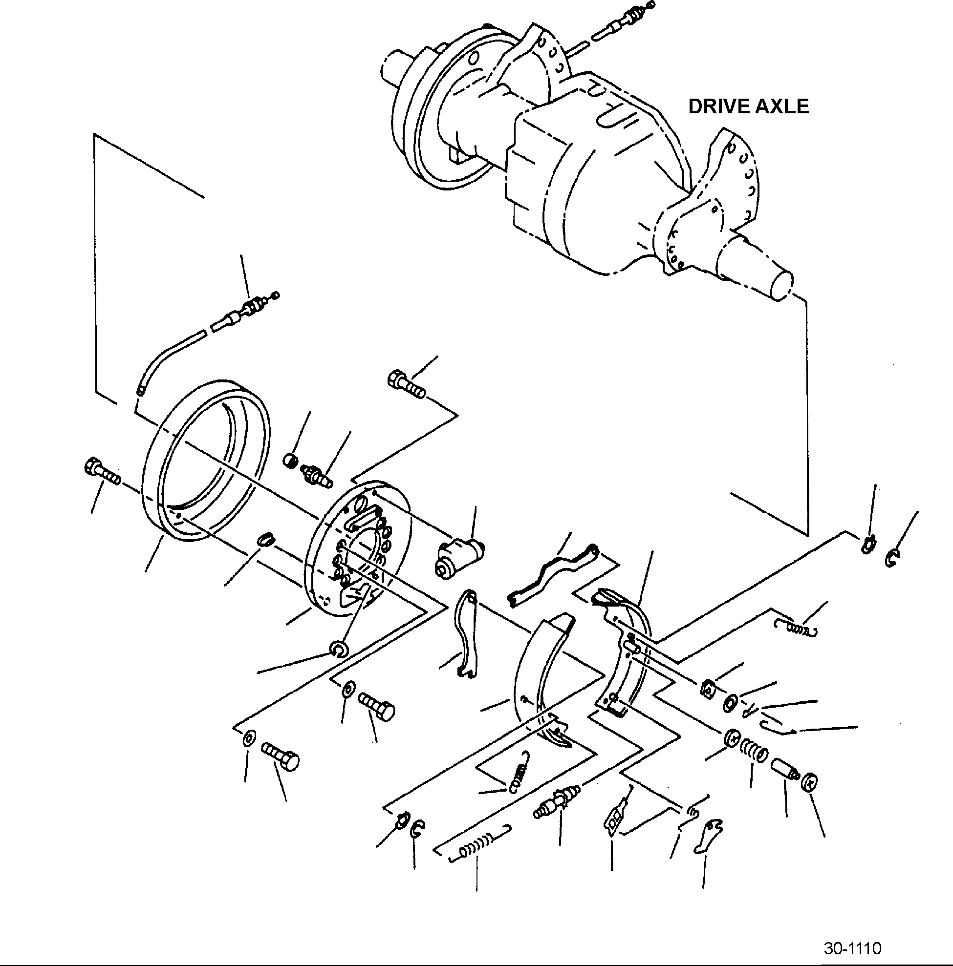 KIT, BRAKE SHOE RH (PNEUMATIC) 3EC-30-3228C KOMATSU