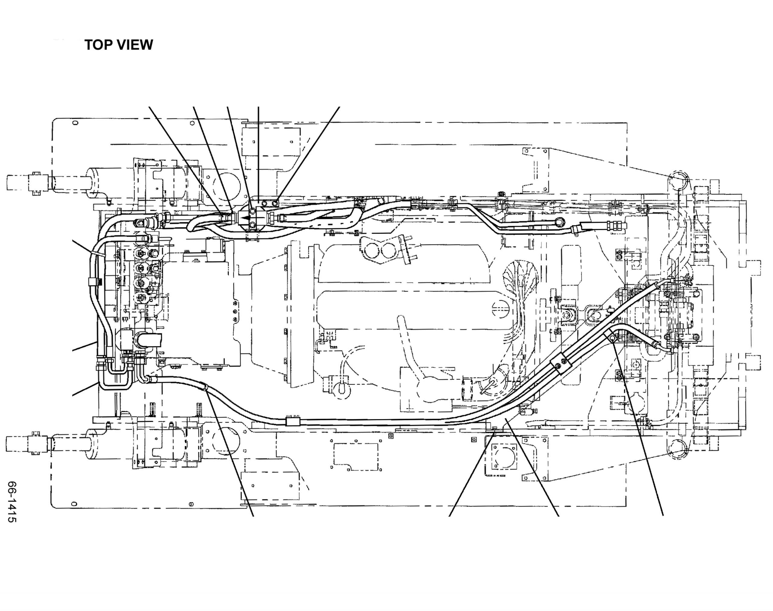 HOSE (P/S RETURN) 07123-004A7 KOMATSU