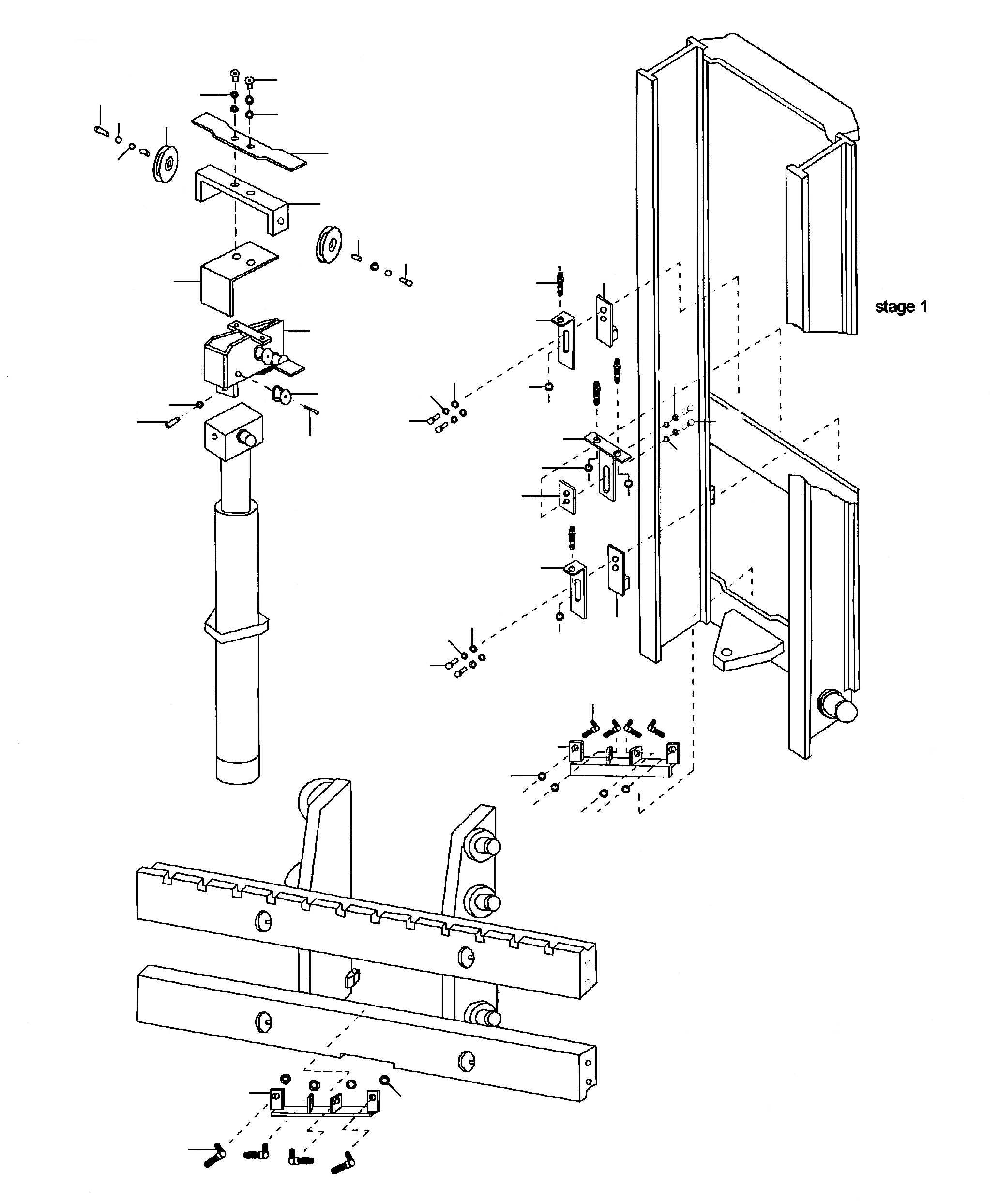 CARRIAGE BRACKET CJ303-04-1390 KOMATSU